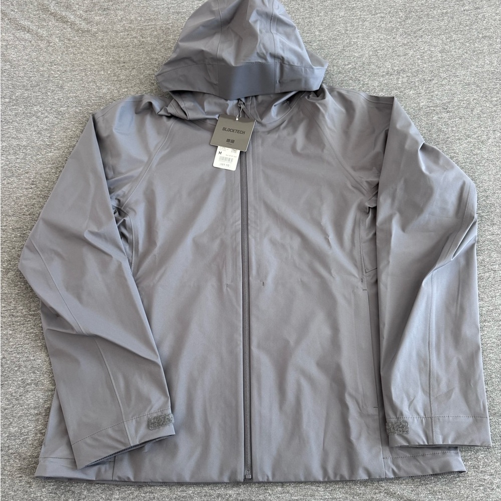 Uniqlo Blocktech Gray Jacket Size M